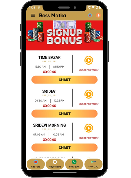 Showcase your app with Boss Matka 1722